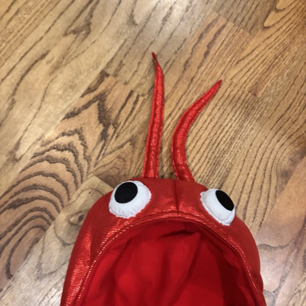 Dog Lobster Costume Red Halloween Pet Costume Size Large Funny Crab